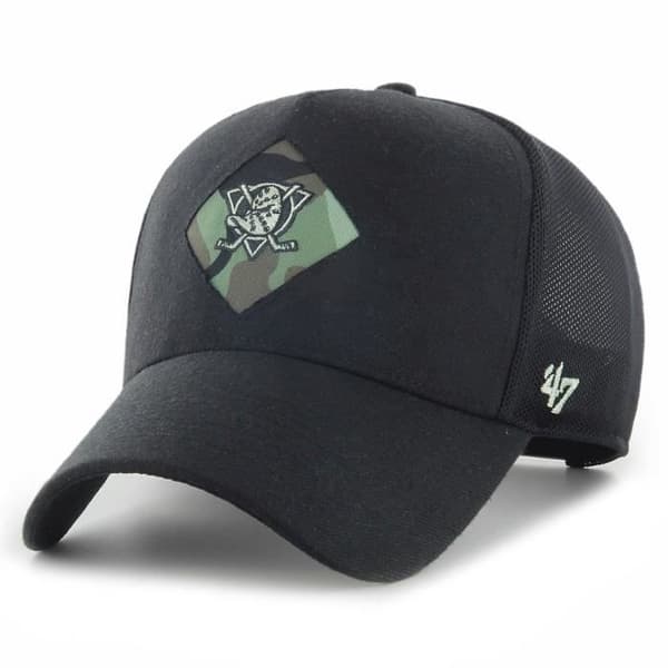 Truckerkeps - 47 Brand - SECTOR Anaheim Ducks - Svart camo - Herr - 100% polyester