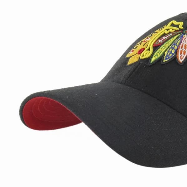 Casquette 47 Brand Low Snapback - BALLPARK Chicago Blackhawks - Herr - Svart och röd