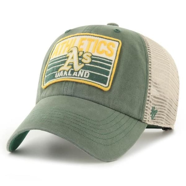Casquette Trucker - 47 Brand - FOUR STROKE Oakland Athletics - Vit/Grön - Vår/Sommar
