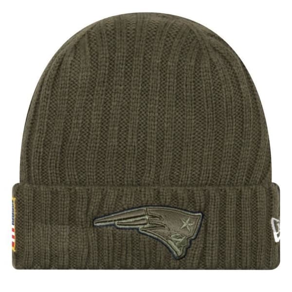 Chapeau - New Era - New England Patriots - Stickad mössa - Kamouflage - Amerikansk flagga