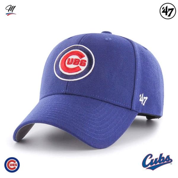 Keps - 47 - Chicago Cubs - Mörkblå - 85% Akryl - Sportkläder