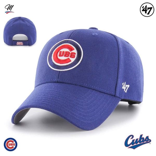 Keps - 47 - Chicago Cubs - Mörkblå - 85% Akryl - Sportkläder