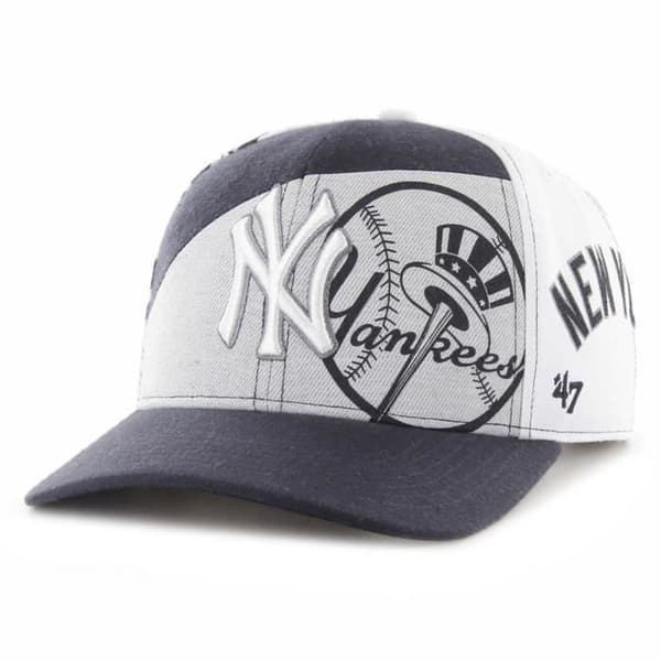 Casquette 47 Brand Deep Profile Snapback - PATCHWORK NY Yankees - Man - Vit - Höst / Vinter - Sportswear