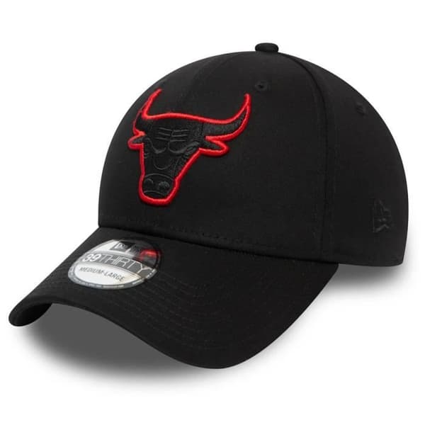 Stretch cap New Era 39Thirty - Chicago Bulls - Svart - Sportkläder