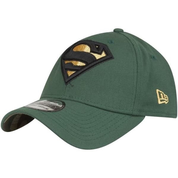 Casquette stretch New Era 39Thirty - SUPERMAN cilantro / camo - Herr