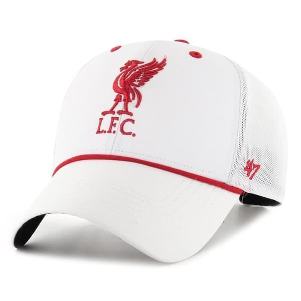 Casque Trucker Snapback - 47 Brand - MESH POP FC Liverpool vit