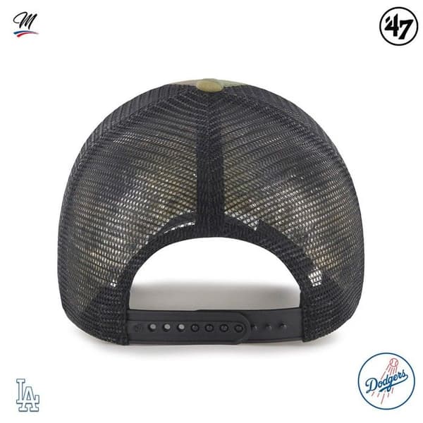Trucker Cap - 47 Märke - Branson - Wood Camo - Låg krona - Böjt visir