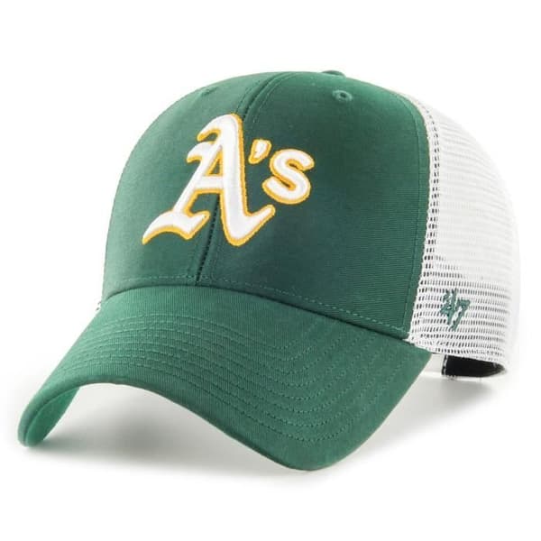 47 Brand Snapback Cap - BRANSON Oakland Athletics - Herr - Mörkgrön - Sportkläder