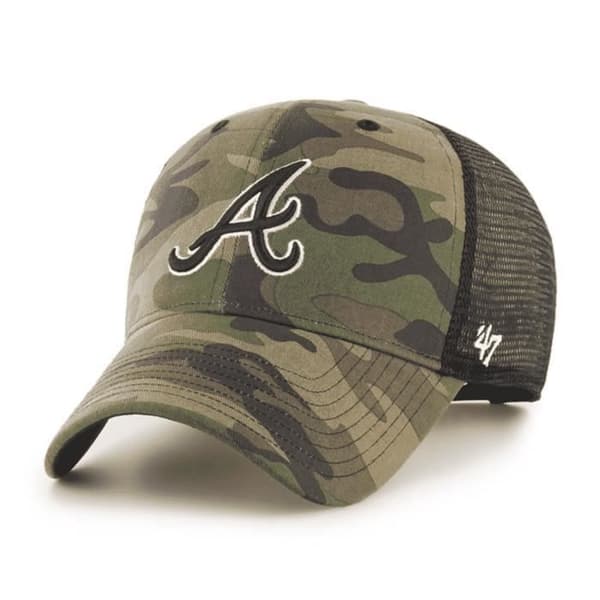 Keps - 47 BRAND - ATLANTA BRAVES - Camo - Brun - Unisex - Sommar