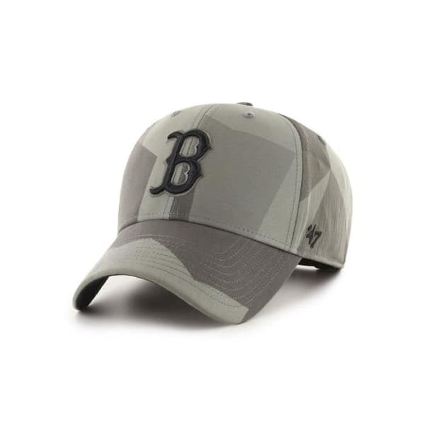 Truckerkeps - 47 Brand - Boston Red Sox - Kamouflage - Svart/Mörkamouflage - Sommar