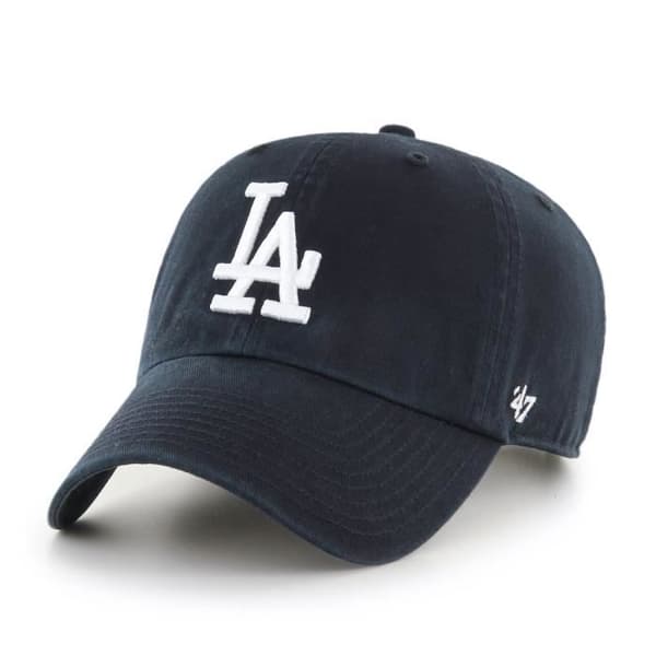 Avslappnad Keps - 47 Brand - MLB Los Angeles Dodgers - Svart - 100% Bomull - Vuxen