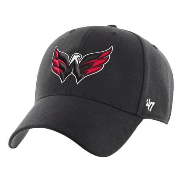Keps - 47 Brand - NHL Washington Capitals - Svart - Bekväm - Sportmode
