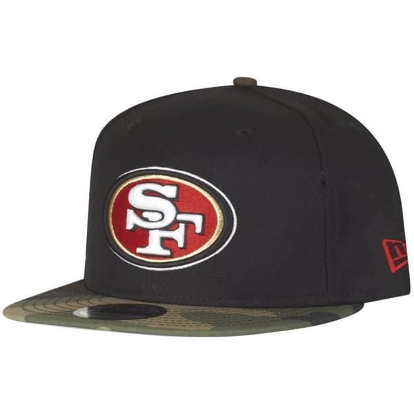 Casquette 9FIFTY - New Era - San Francisco 49ers - Camo - En storlek - 100% ull och bomull