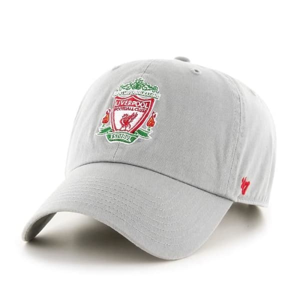 Casual Keps - 47 Brand - FC Liverpool - Grå - 100% Bomull - Unisex