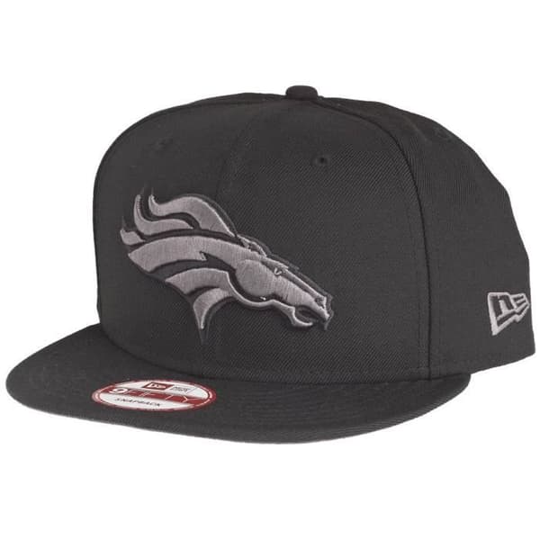 Snapback-keps - New Era - 9Fifty - Denver Broncos - Svart / Grå - 100% Ull