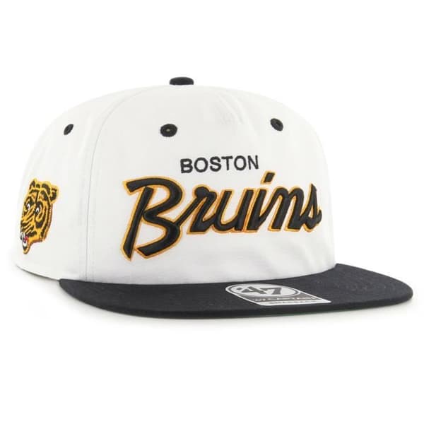 Casquette Snapback 47 Brand - CROSSTOWN Boston Bruins offwhite