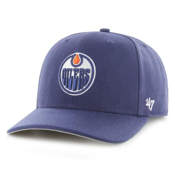 Snapback-keps 47 Brand - Edmonton Oilers - Vit, blå och orange - Sportkläder