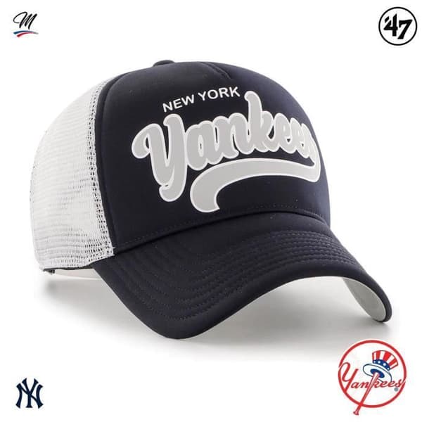 Casquette MLB New York Yankees Mousse 'Foam Script '47 Offside DT' - B-FOAMS17KPP-NY