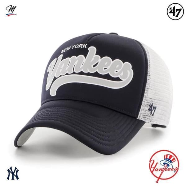 Casquette MLB New York Yankees Mousse 'Foam Script '47 Offside DT' - B-FOAMS17KPP-NY
