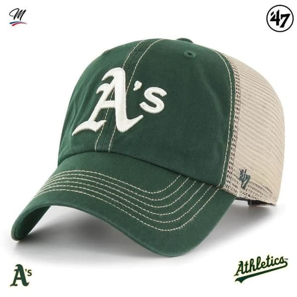 Casquette MLB Oakland Athletics Trawler 'Clean Up Vintage' - B-TRWLR18GWP-DGD