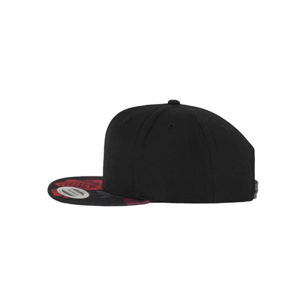 Snapback-keps - Flexfit - ROSOR - Svart / Grå - 6 Paneler - En storlek