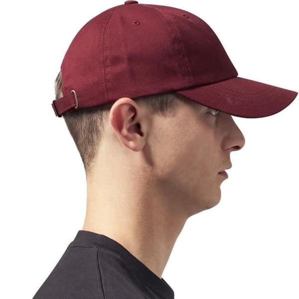 Flexfit LÅG PROFIL Strapback DAD Keps - rödbrun
