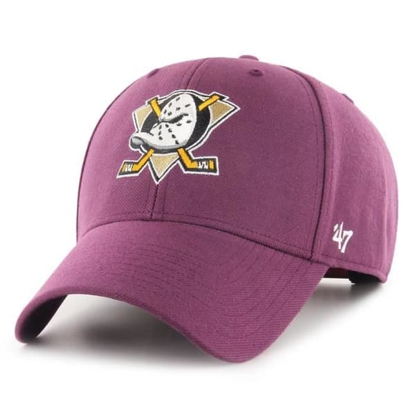 47 Brand Justerbar Kappa - MVP Anaheim Ducks plommon violett