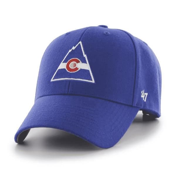 Casquette - 47 BRAND - NHL VINTAGE COLORADO ROCKIES - Vit - Royal - Unisex