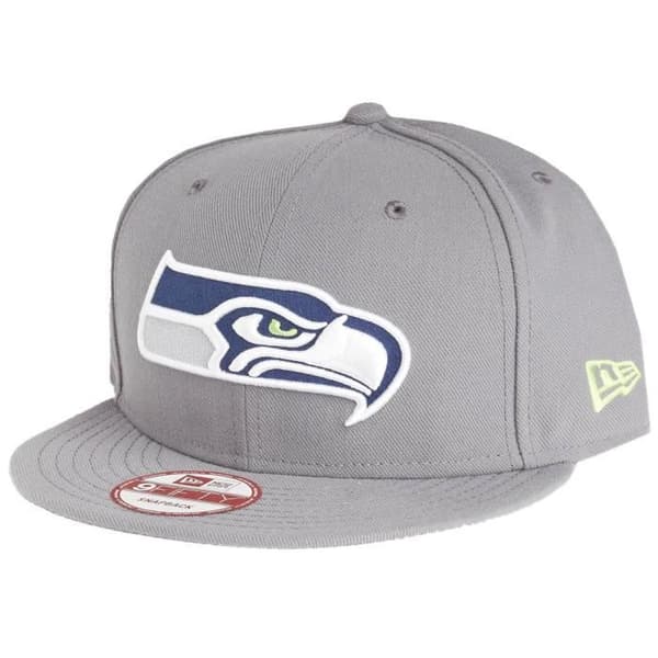 Keps 9FIFTY - New Era - Seattle Seahawks - Grå - Justerbar - 100% Polyester