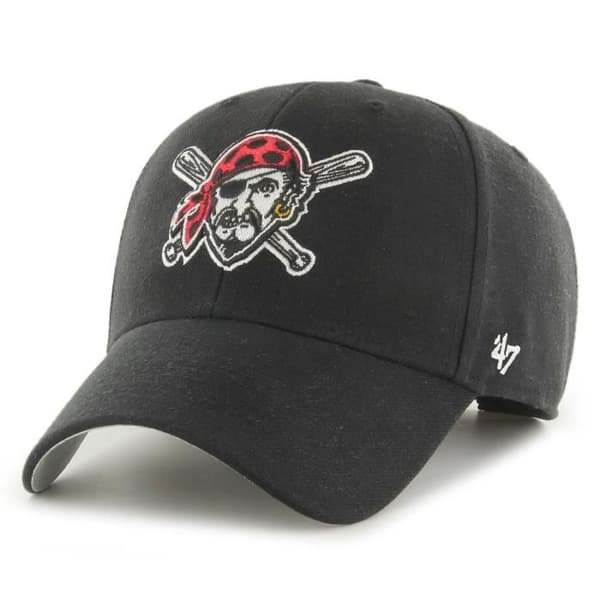 Casquette MLB RETRO Pittsburgh Pirates - 47 Brand - Avslappnad Passform - Vit och Svart - Herr