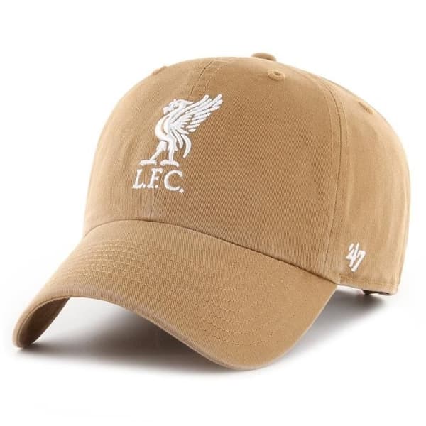Casquette FC Liverpool i kamelbeige - 47 Brand - Avslappnad passform - 100% bomull