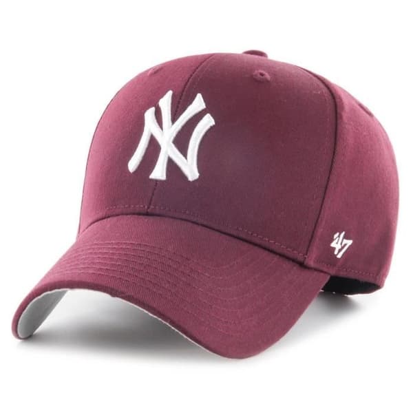 47 Justerbar keps av märket - MLB BASIC New York Yankees rödbrun - 100 % bomull