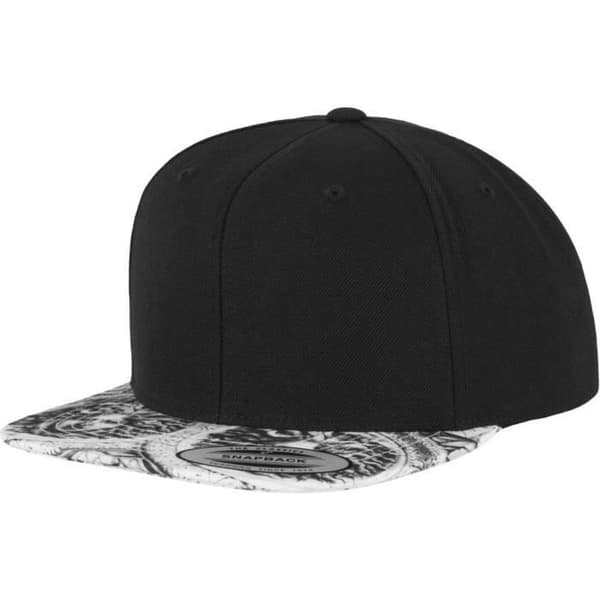Snapback keps - Flexfit - SUN KING - Svart / Vit - 80% Akryl - One size