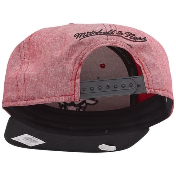 Casquetts Strapback - Mitchell & Ness - ISLES Chicago Bulls - Röd - 100% bomull - Sportkläder