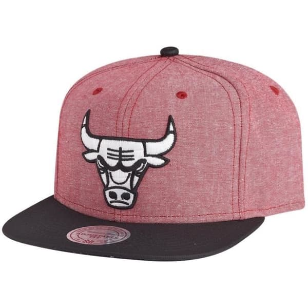 Casquetts Strapback - Mitchell &amp; Ness - ISLES Chicago Bulls - Röd - 100% bomull - Sportkläder