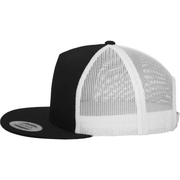 Trucker Cap - Flexfit - 5-Panel - Svart / Vit - One Size - Urban Style