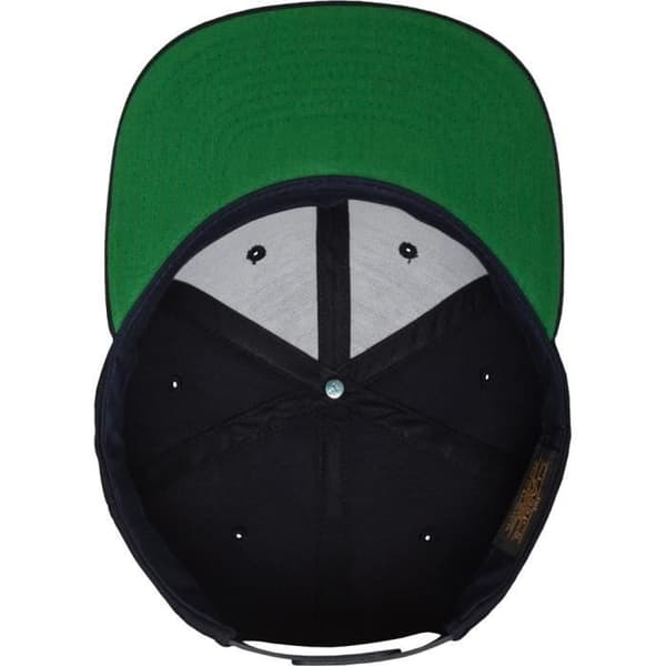 Flexfit Classic 6-Panel Snapback Cap - marinblå