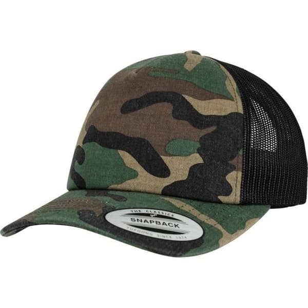 Casquette Trucker - Flexfit - RETRO - trädkamouflage - En storlek - Vår/Sommar