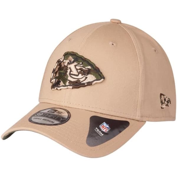 Casquette - New Era - 39Thirty - NFL LAG - Beige/trä kamouflage - Kansas City Chiefs