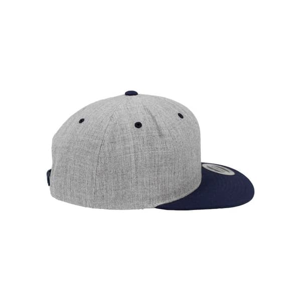 Casquette Snapback 2-Tone - Flexfit - Grå/Royal - 80% Akryl - 20% Uld - One Size