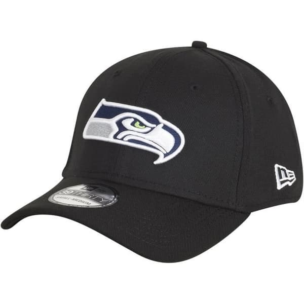New Era 39Thirty Stretch Cap - NFL Seattle Seahawks svart