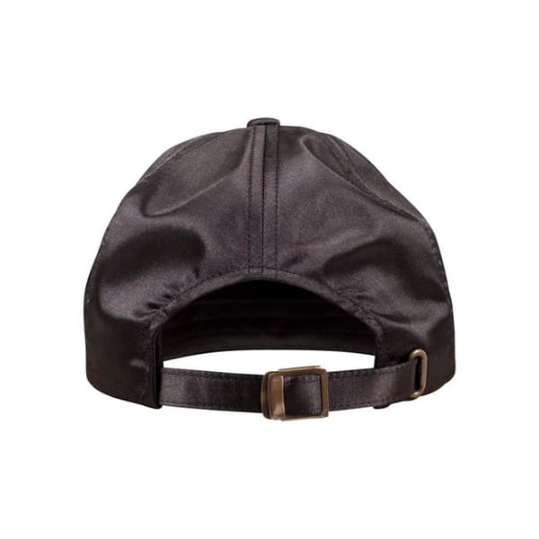 Kepa - Flexfit - Låg profil Satin - Svart - 100% Polyester - Klassisk stil