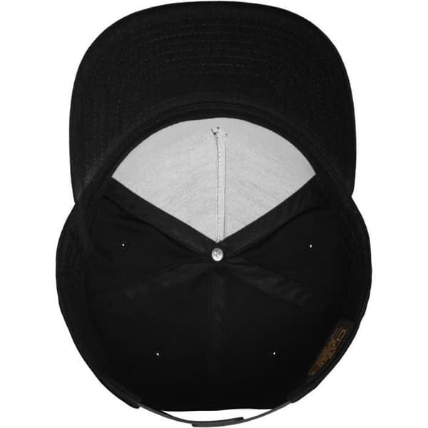 Flexfit Classic 5-Panel Snapback Cap - svart / svart