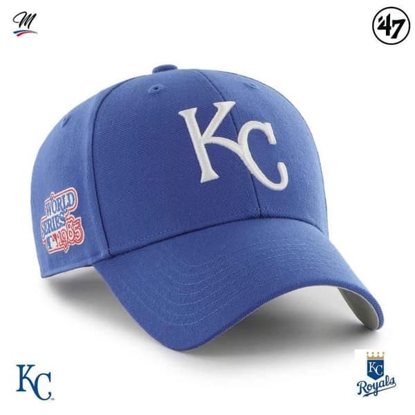 Casquette MLB Kansas City Royals 'Sure Shot World Series 1985 MVP' - 47/BCWS-SUMVP11WBP-RY86