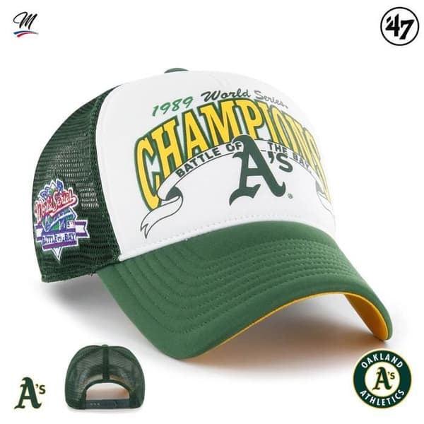 Casquette MLB Oakland Athletics Mousse 'Foam '47 Offside DT' - BCWS-FOAMC18KPP-DG89