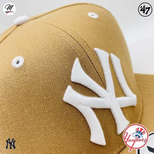 Basebollkeps - New York Yankees - Beige/Kamel - Vuxen - Sommar - Urban