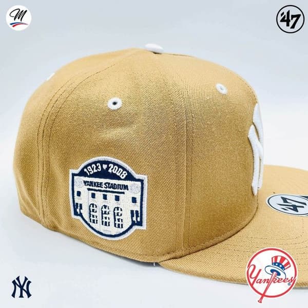 Basebollkeps - New York Yankees - Beige/Kamel - Vuxen - Sommar - Urban