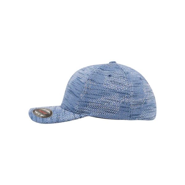 Keps - Flexfit - Jasquard Knit - Blå - Stickat tyg - Perfekt passform