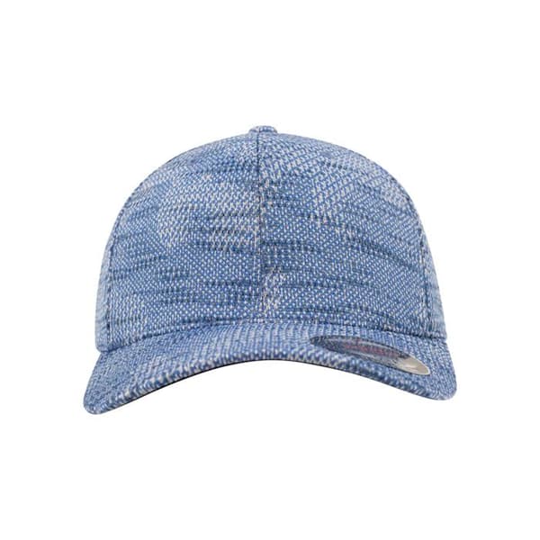 Keps - Flexfit - Jasquard Knit - Blå - Stickat tyg - Perfekt passform