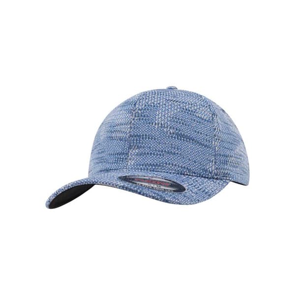 Keps - Flexfit - Jasquard Knit - Blå - Stickat tyg - Perfekt passform